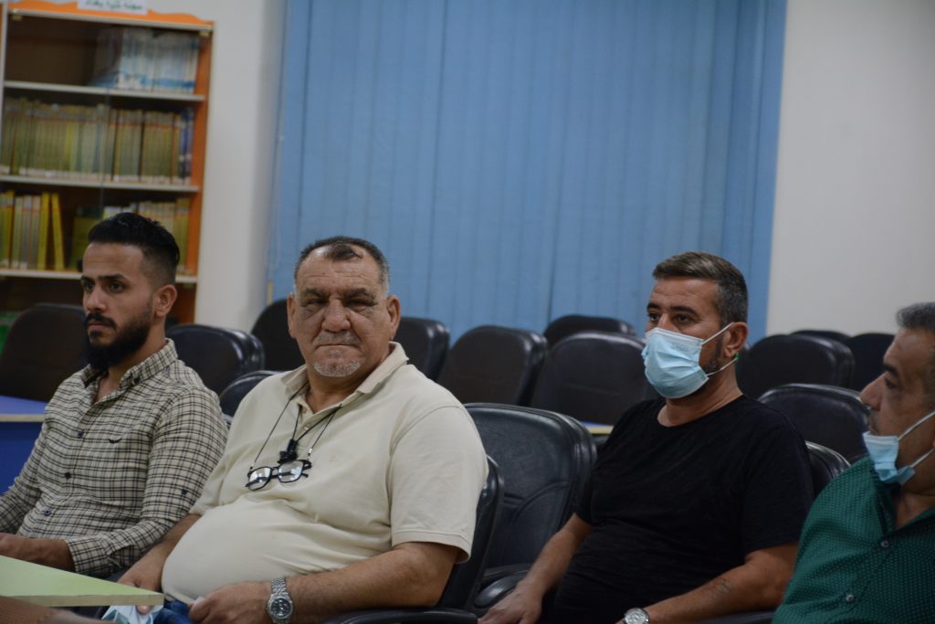 الدفاع المدني يحاضر في كلية بغداد للعلوم الاقتصادية الجامعة