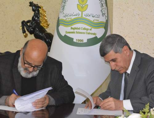 توقيع اتفاقية تعاون علمي مع مؤسسة الاسناد العلمي (IEEE)فرع العراق
