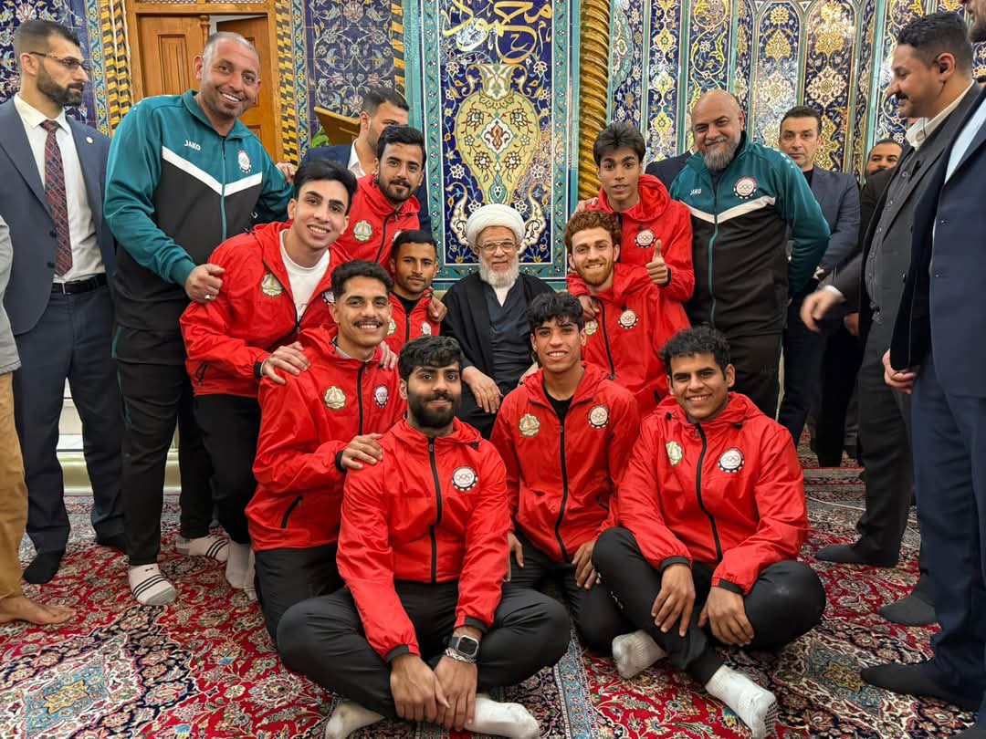 فريق نادي العمال يزور مدينة كربلاء المقدسة