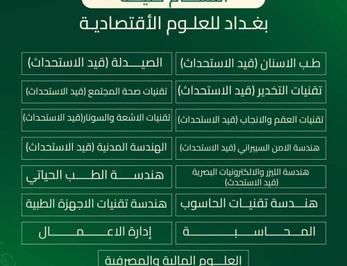 كليةبغداد … كلية عراقية … برؤيةعالمية